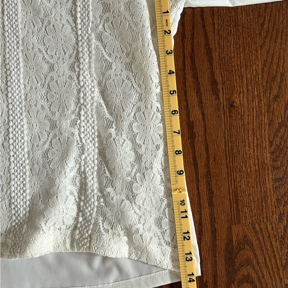 Women’s White Top Cottagecore Prairie Romantic Lacy Grandmacore Western Sz Small - Picture 12 of 12